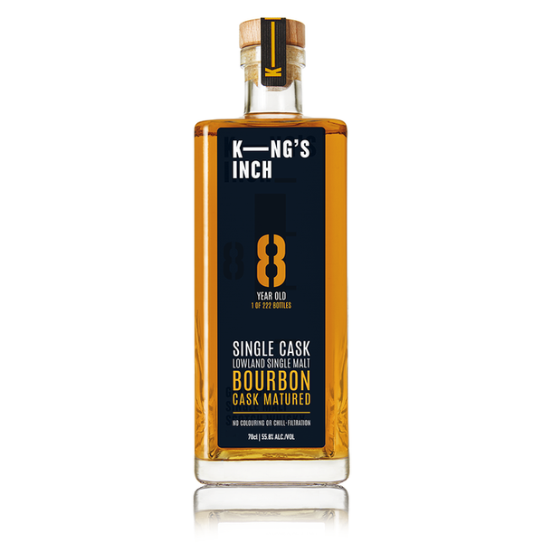 Kings Inch 8 Year Old Single Bourbon Cask 70cl