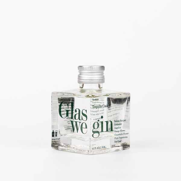 Glaswegin Miniature Tequila Cask Gin 5cl
