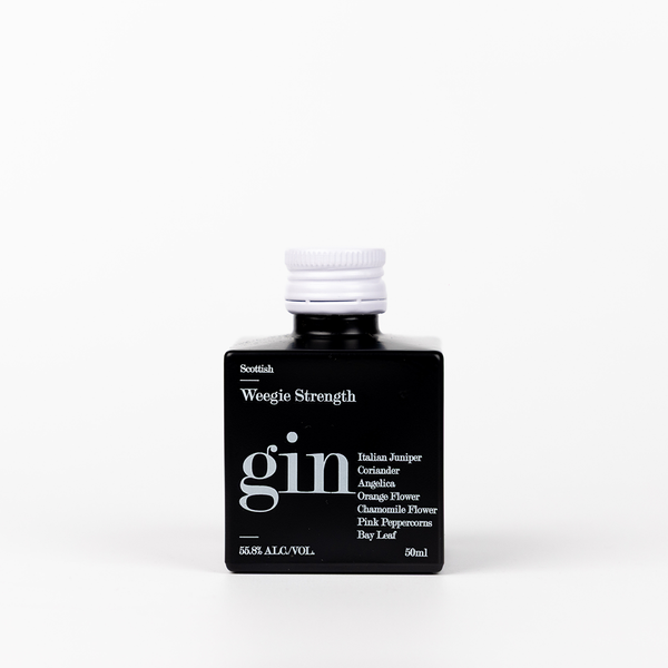 Glaswegin Miniature Weegie Strength Gin 5cl