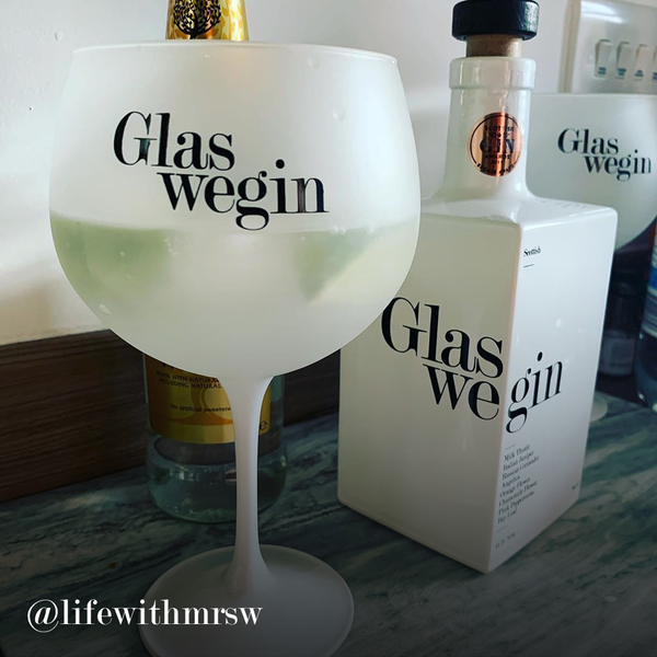 4 x Glaswegin Gin Goblet Glasses