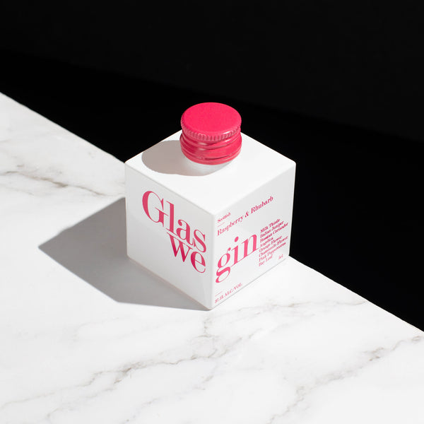 Glaswegin Raspberry & Rhubarb Miniature Gin 5cl