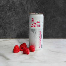 Glaswegin Raspberry & Rhubarb Gin and Tonic in a can