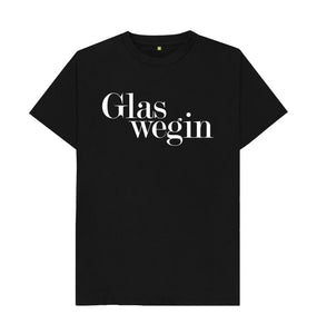 Black Glaswegin Large Logo Black Unisex T-Shirt