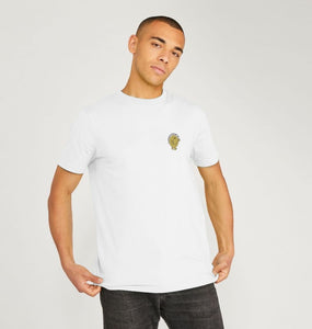 Glaswegin’s Miles Better Small Logo White Unisex T-Shirt