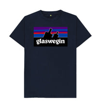 Navy Blue Patawegin Large Logo Black Unisex T-Shirt