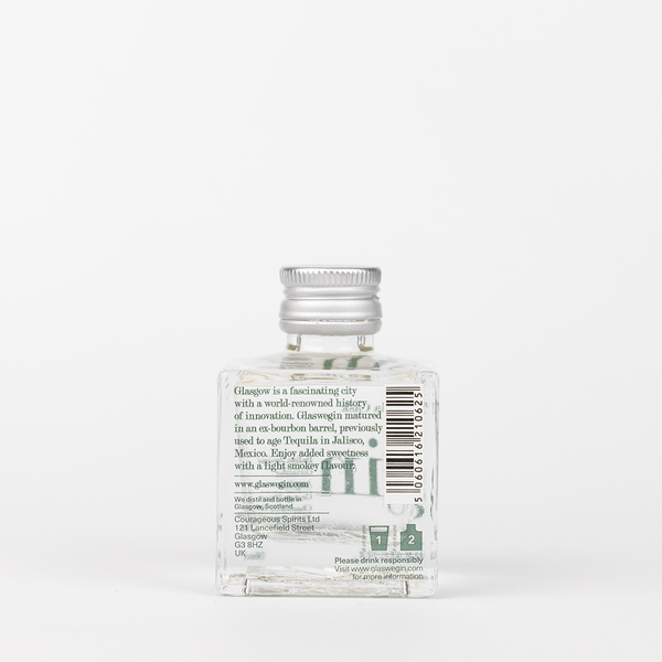 Glaswegin Miniature Tequila Cask Gin 5cl
