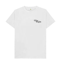 White Glaswegin Small Logo White Unisex T-Shirt