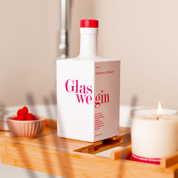Glaswegin Raspberry & Rhubarb Gin 70cl