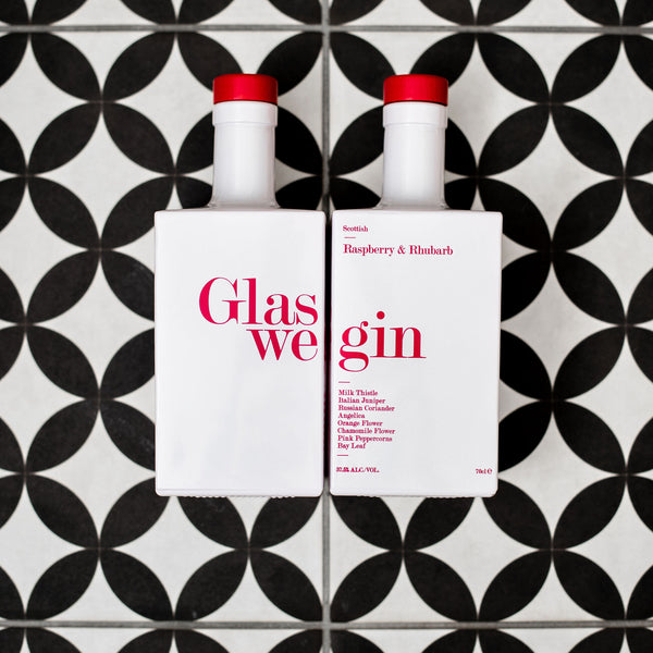 Glaswegin Raspberry & Rhubarb Gin 70cl