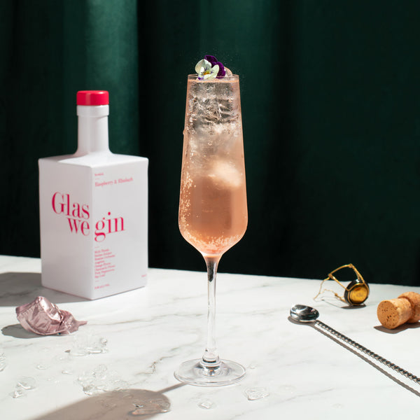 Glaswegin Raspberry & Rhubarb Gin 70cl