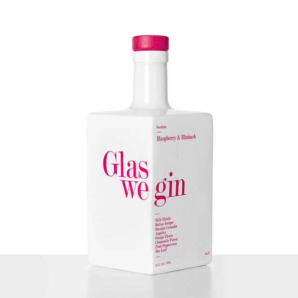 Glaswegin Raspberry & Rhubarb Gin 70cl